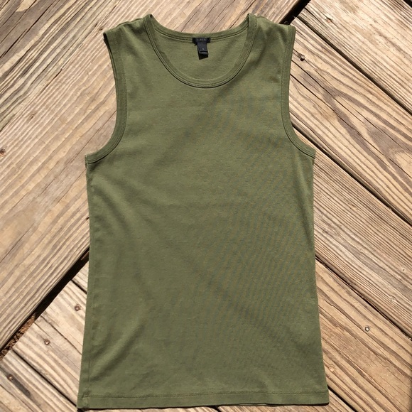 Olive green muscle shirt Clearance